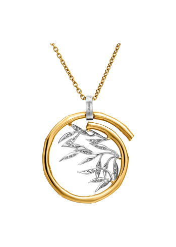 Купить Колье CarreraYCarrera Bambu Желтое золото – премиальные ZhannaKanGroup