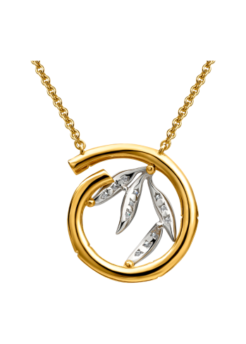 Купить Колье CarreraYCarrera Bambu Желтое золото – премиальные ZhannaKanGroup