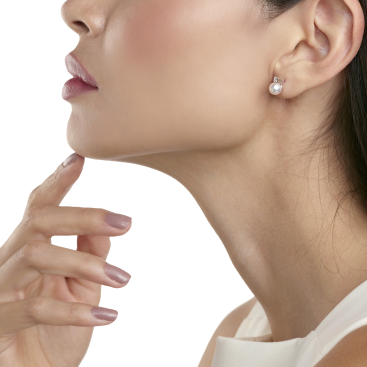 Купить Серьги Damiani Le Perle Белое золото – премиальные ZhannaKanGroup