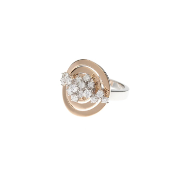 Купить Кольцо Damiani Sophia Розовое золото – премиальные кольца ZhannaKanGroup