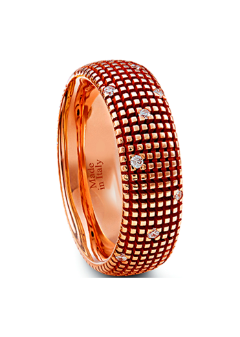 Купить Кольцо Damiani Metropolitan Розовое золото – премиальные кольца ZhannaKanGroup