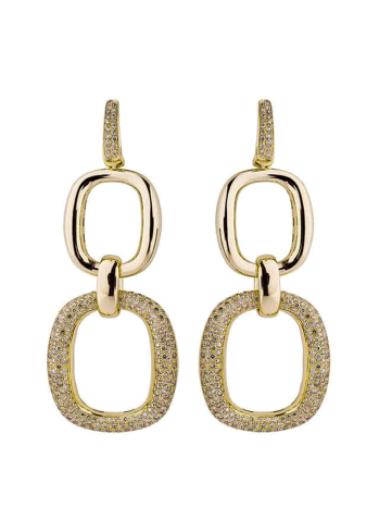 Купить Серьги Damiani D.Lace Желтое золото – премиальные ZhannaKanGroup