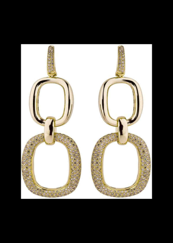 Купить Серьги Damiani D.Lace Желтое золото – премиальные ZhannaKanGroup