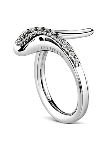Купить Кольцо Damiani Eden Белое золото – премиальные кольца ZhannaKanGroup