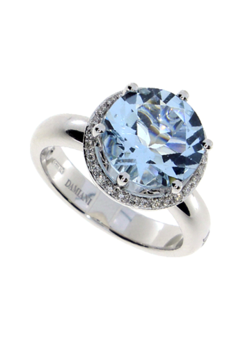Купить Кольцо Damiani Minou Белое золото – премиальные кольца ZhannaKanGroup