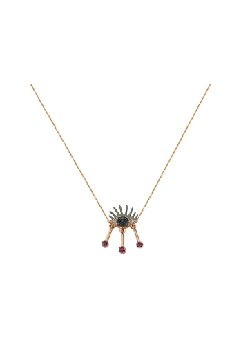 Купить Колье Bee Goddess Eye Light Розовое золото – премиальные ZhannaKanGroup