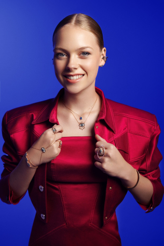 Купить Браслет-Кольцо Bee Goddess Eye Light Розовое золото – премиальные браслеты ZhannaKanGroup