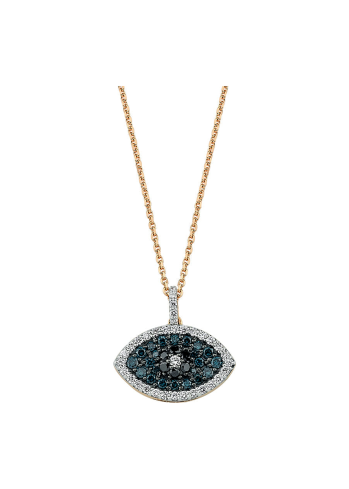 Купить Колье Bee Goddess Eye Light Розовое золото – премиальные ZhannaKanGroup