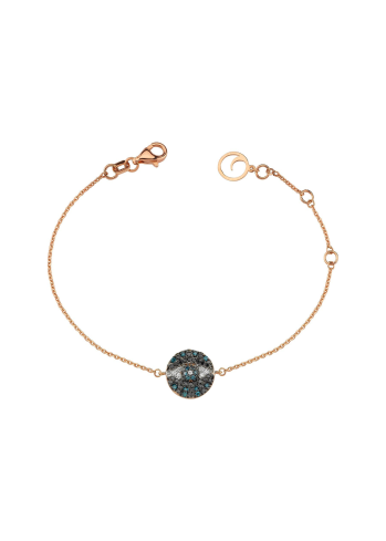 Купить Браслет Bee Goddess Eye Light Розовое золото – премиальные браслеты ZhannaKanGroup