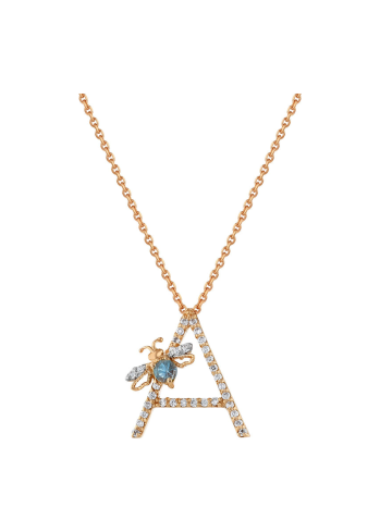 Купить Колье Bee Goddess Розовое золото – премиальные ZhannaKanGroup