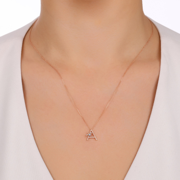 Купить Колье Bee Goddess Розовое золото – премиальные ZhannaKanGroup