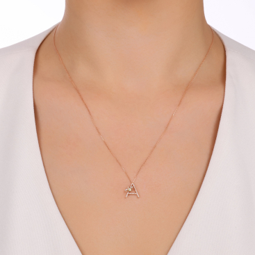 Купить Колье Bee Goddess Розовое золото – премиальные ZhannaKanGroup