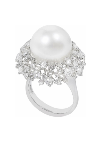 Купить Кольцо Utopia Bouquet Белое золото – премиальные кольца ZhannaKanGroup