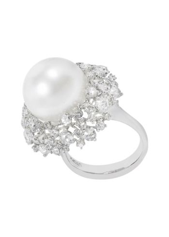 Купить Кольцо Utopia Bouquet Белое золото – премиальные кольца ZhannaKanGroup