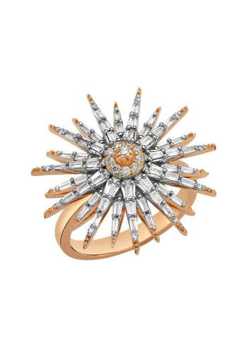 Купить Кольцо Bee Goddess Jardin Star Розовое золото – премиальные кольца ZhannaKanGroup
