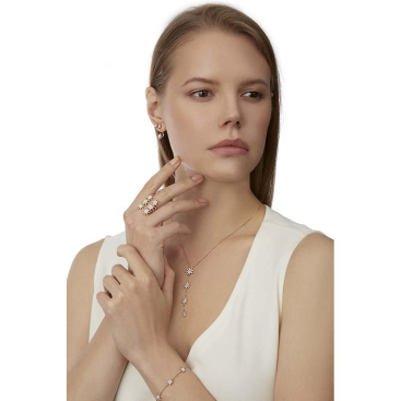 Купить Колье Bee Goddess Venus Star Розовое золото – премиальные ZhannaKanGroup