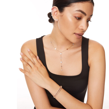 Купить Колье Bee Goddess Venus Star Розовое золото – премиальные ZhannaKanGroup