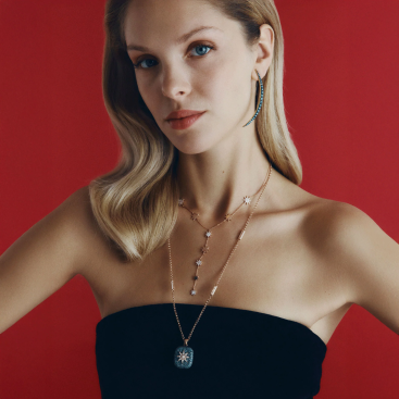 Купить Колье Bee Goddess Venus Star Розовое золото – премиальные ZhannaKanGroup