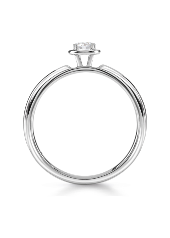 Купить Кольцо Damiani Minou Белое золото – премиальные кольца ZhannaKanGroup