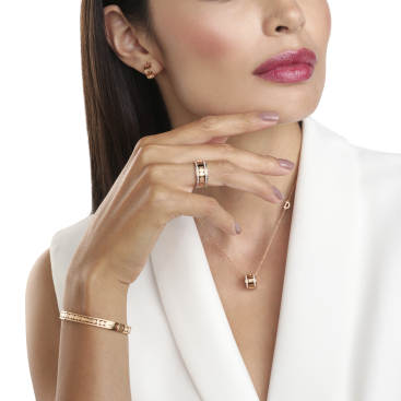 Купить Кольцо Damiani Belle Epoque Reel Розовое золото – премиальные кольца ZhannaKanGroup