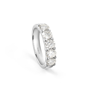 Купить Кольцо Damiani Luce D Белое золото – премиальные кольца ZhannaKanGroup
