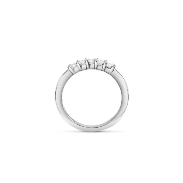 Купить Кольцо Damiani Luce D Белое золото – премиальные кольца ZhannaKanGroup