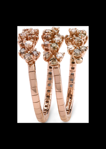 Сақина Damiani Mimosa Flexi Қызғылт алтын сатып алыңыз – ZhannaKanGroup премиум сақиналар