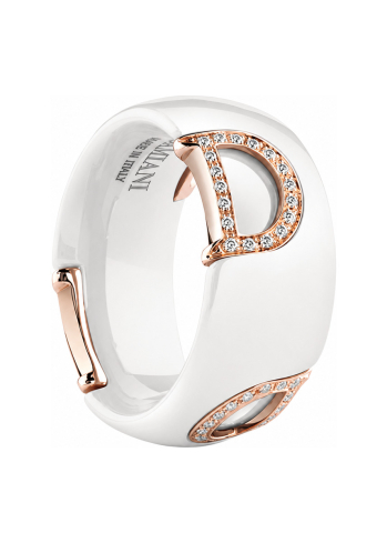 Купить Кольцо Damiani D.Icon Розовое золото – премиальные кольца ZhannaKanGroup