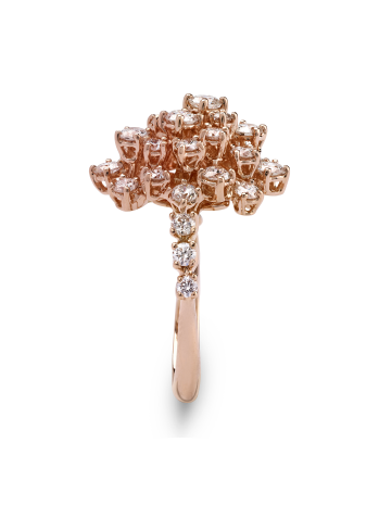 Купить Кольцо Damiani Mimosa Розовое золото – премиальные кольца ZhannaKanGroup