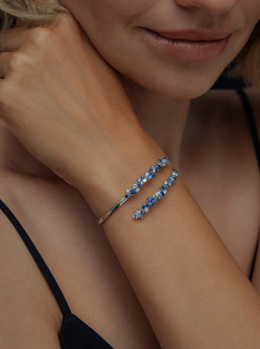 Купить Браслет Damiani Mimosa Flexi Белое золото – премиальные браслеты ZhannaKanGroup