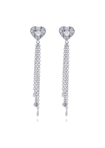 Купить Серьги Damiani Belle Epoque Белое золото – премиальные ZhannaKanGroup