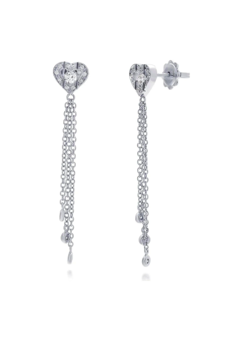 Купить Серьги Damiani Belle Epoque Белое золото – премиальные ZhannaKanGroup