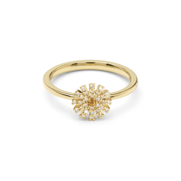 Купить Кольцо Damiani Margherita Желтое золото – премиальные кольца ZhannaKanGroup