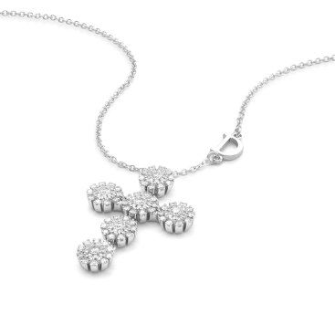 Купить Колье Damiani Cristal Белое золото – премиальные колье ZhannaKanGroup