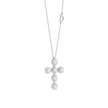 Купить Колье Damiani Cristal Белое золото – премиальные колье ZhannaKanGroup