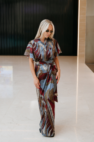 Купить Платье Zardozi Silk / Chiffon Шифон – премиальные платья ZhannaKanGroup