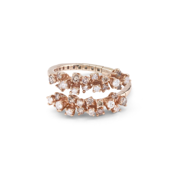 Купить Кольцо Damiani Mimosa Flexi Розовое золото – премиальные кольца ZhannaKanGroup