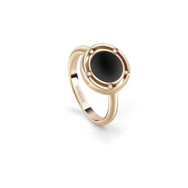Купить Кольцо Damiani D.Side Розовое золото – премиальные кольца ZhannaKanGroup