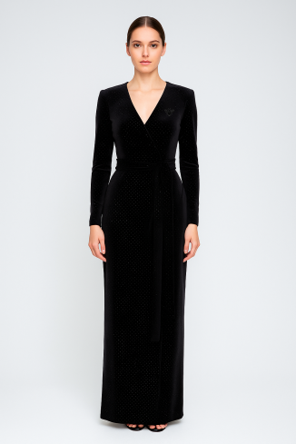 Купить Платье Zardozi Delight Бархат – премиальные платья ZhannaKanGroup