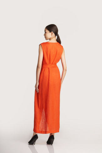 Купить Платье Zardozi Nature Лен – премиальные платья ZhannaKanGroup