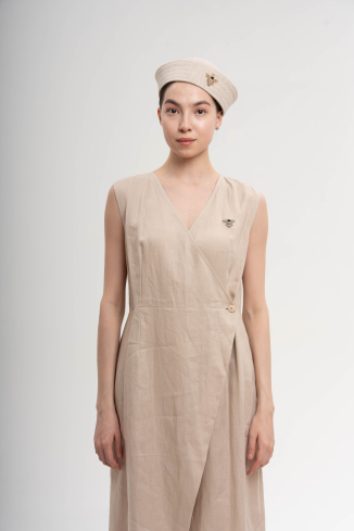 Купить Платье Zardozi Linen Лен – премиальные платья ZhannaKanGroup