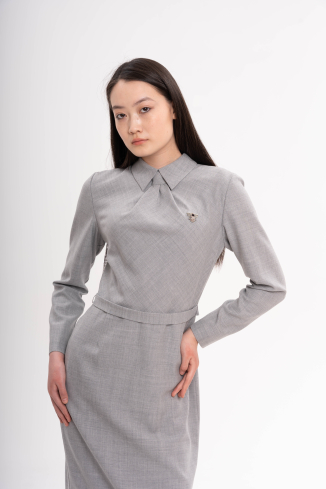 Купить Платье Zardozi Wool Шерсть – премиальные платья ZhannaKanGroup