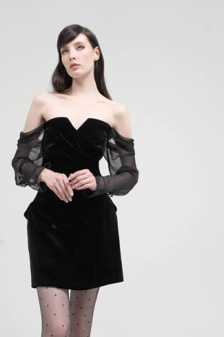 Купить Платье Zardozi Mukhina Бархат – премиальные платья ZhannaKanGroup