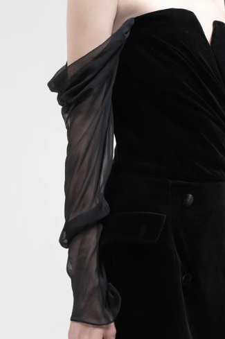 Купить Платье Zardozi Mukhina Бархат – премиальные платья ZhannaKanGroup