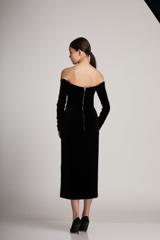 Купить Платье Zardozi Mukhina Бархат – премиальные платья ZhannaKanGroup