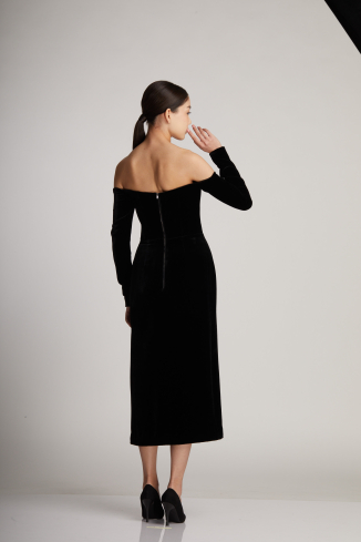 Купить Платье Zardozi Mukhina Бархат – премиальные платья ZhannaKanGroup