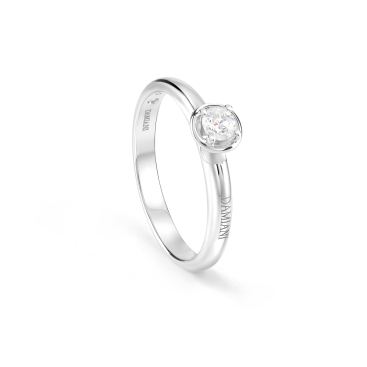 Купить Кольцо Damiani Minou Белое золото – премиальные кольца ZhannaKanGroup