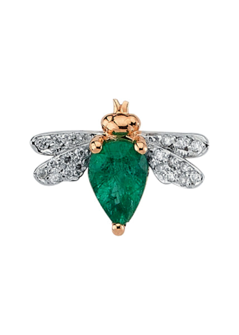 Купить Моно серьга Bee Goddess Розовое золото – премиальные серьги ZhannaKanGroup