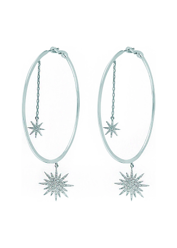 Купить Серьги Djula Soleil Белое золото – премиальные ZhannaKanGroup