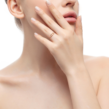 Купить Кольцо Djula Glam Rock Белое золото – премиальные кольца ZhannaKanGroup